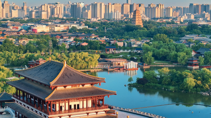 A scenic view of Xian Daming Palace Site