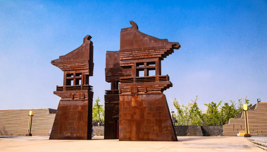 A scenic view of Xian Daming Palace Site