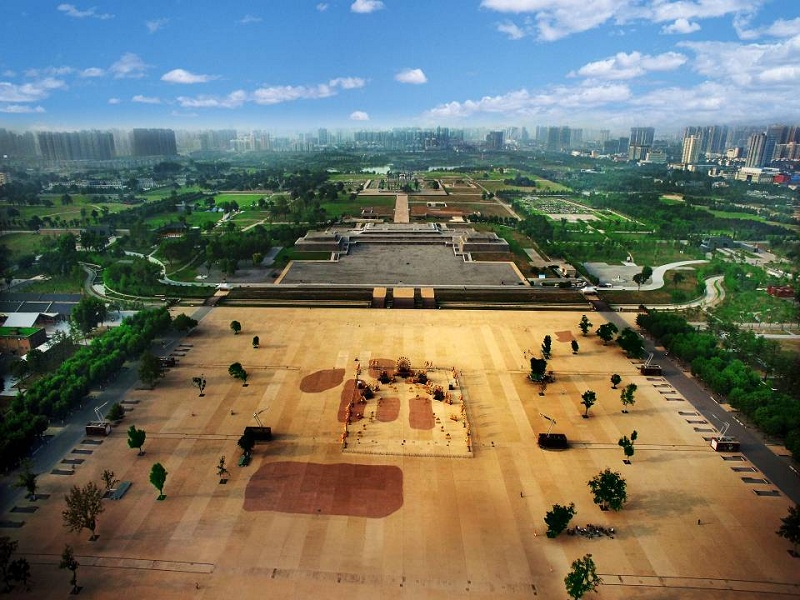 A scenic view of Xian Daming Palace Site