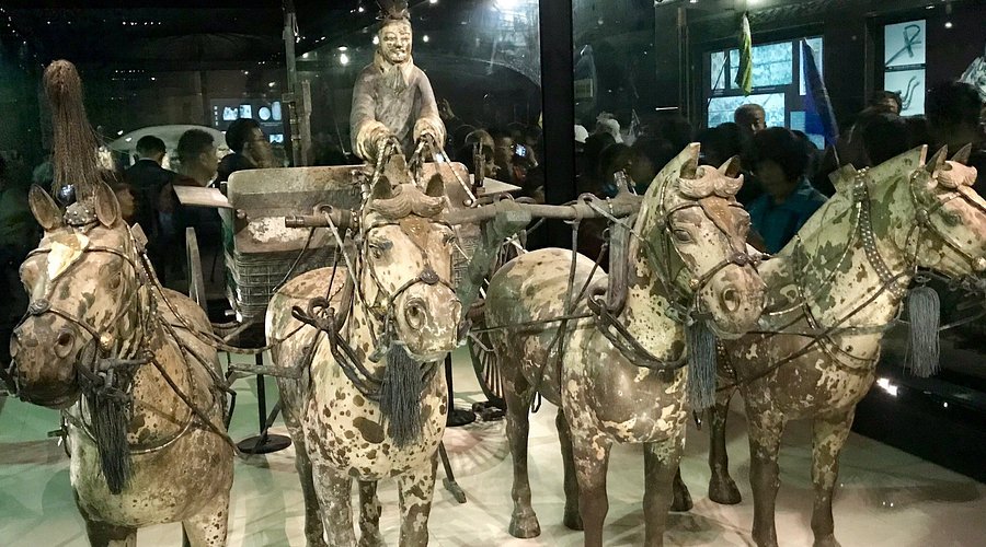 A scenic view of Xian Dongmafang Site