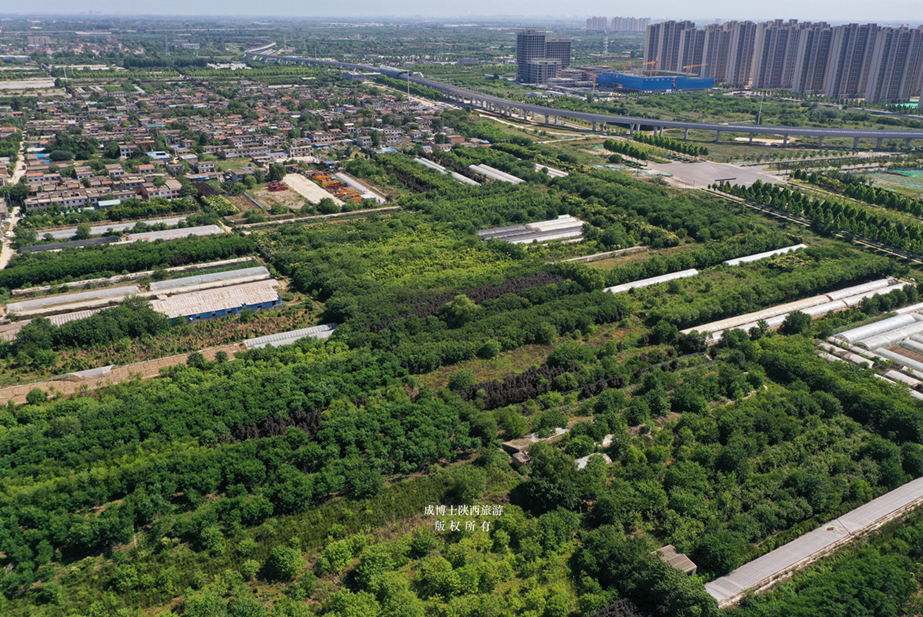 A scenic view of Xian Dongmafang Site