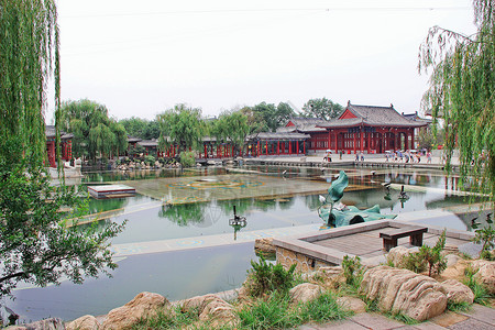 A scenic view of Xian Duling Mausoleum