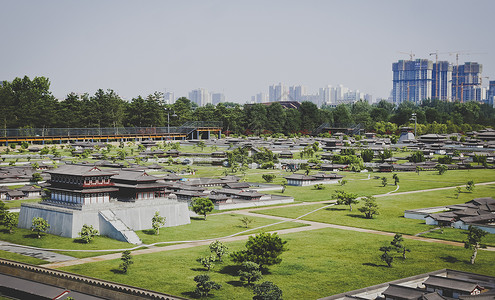 A scenic view of Xian Duling Mausoleum