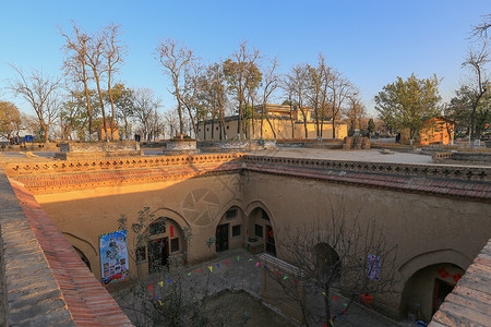 A scenic view of Xian Epang Palace Site