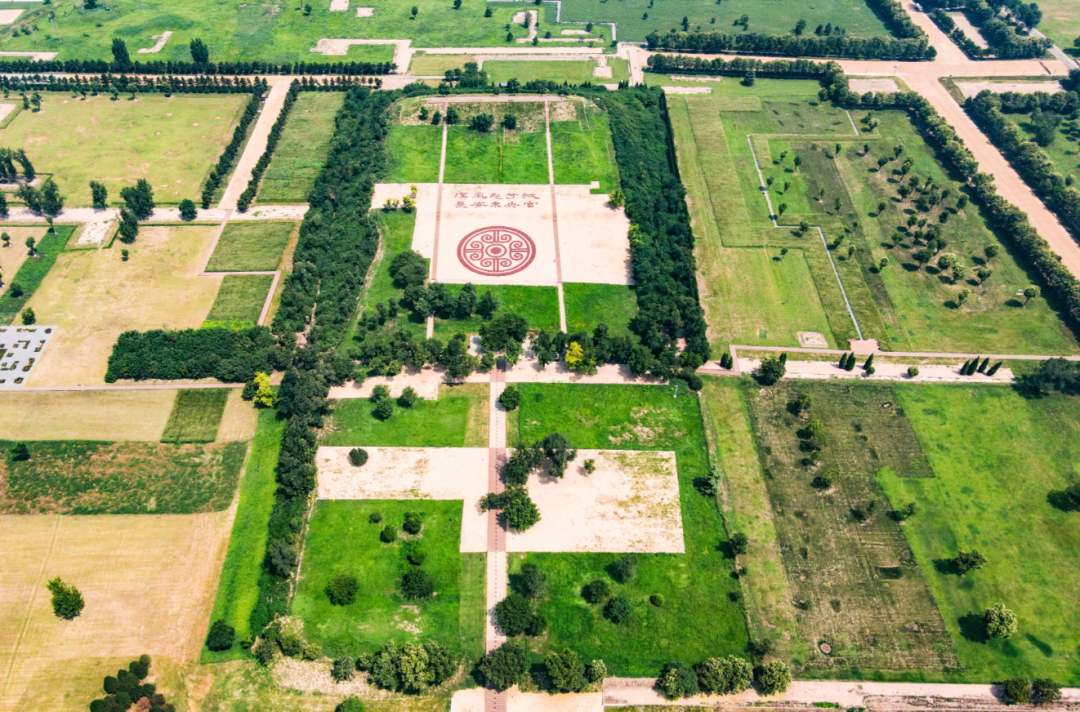 A scenic view of Xian Han Changan City Site