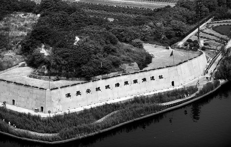 A scenic view of Xian Han Changan City Site