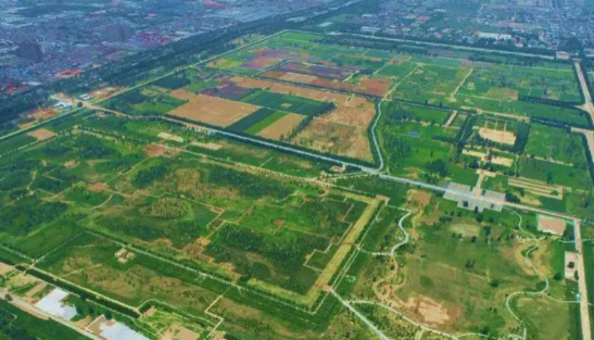 A scenic view of Xian Han Changan City Site