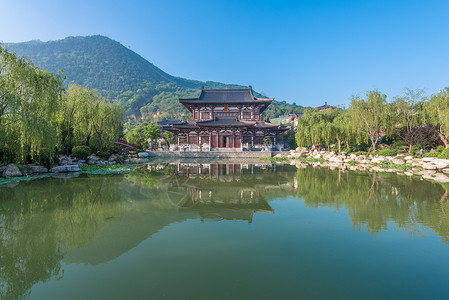 A scenic view of Xian Huaqing Palace Site