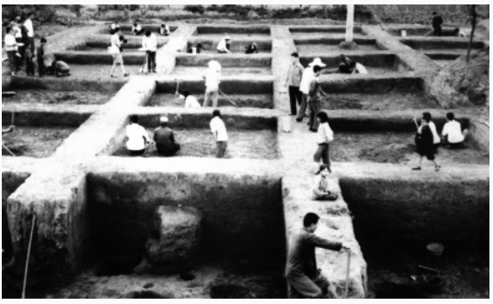 A scenic view of Xian Jiangzhai Site