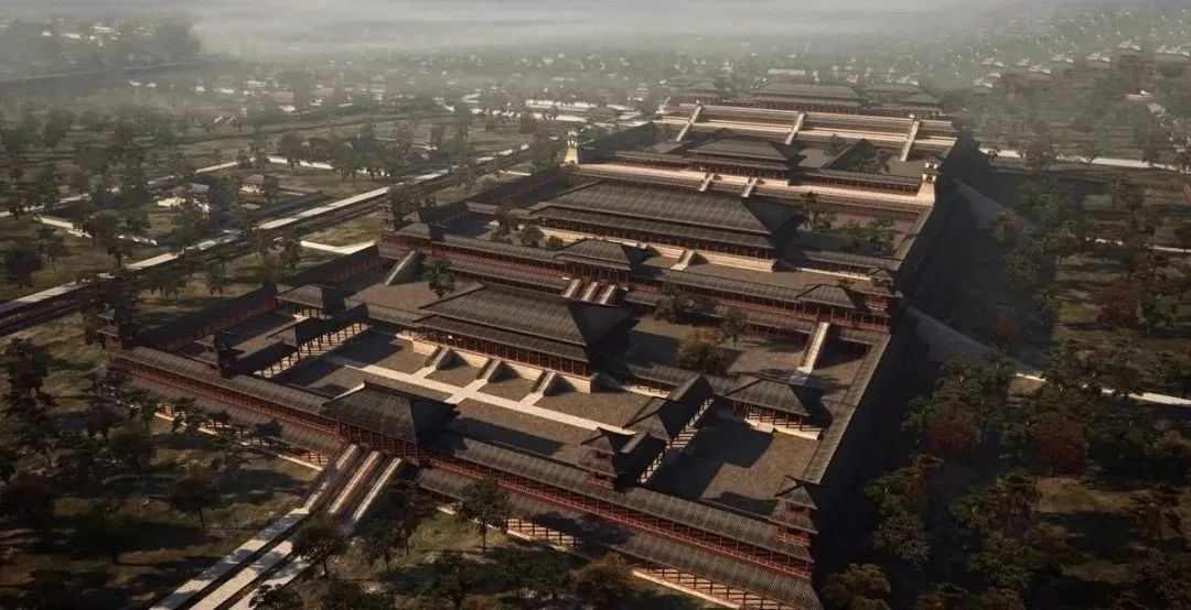 A scenic view of Xian Jianzhang Palace Site