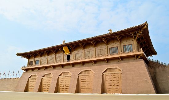 A scenic view of Xian Jianzhang Palace Site