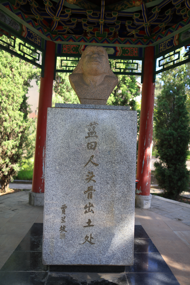 A scenic view of Xian Lantian Man Site