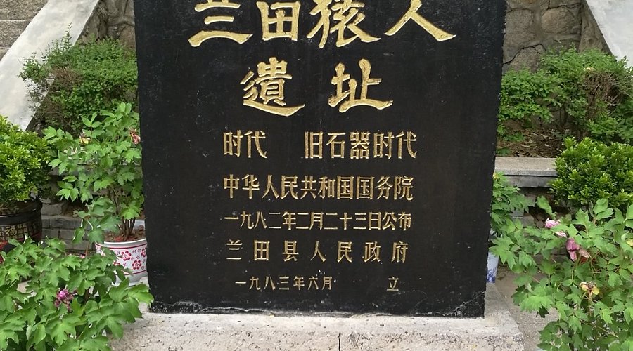 A scenic view of Xian Lantian Man Site