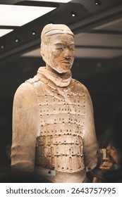 A scenic view of Xian Qin Shihuang Mausoleum