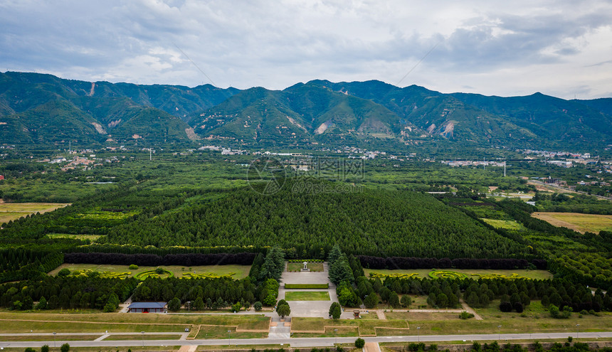 A scenic view of Xian Qin Shihuang Mausoleum