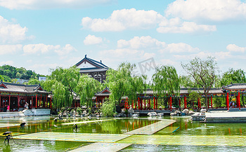 A scenic view of Xian Revolutionary Park