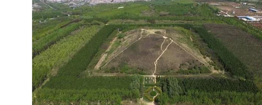 A scenic view of Xian Western Han Imperial Tombs Baling