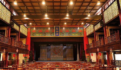 A scenic view of Xian Yisushe Theater