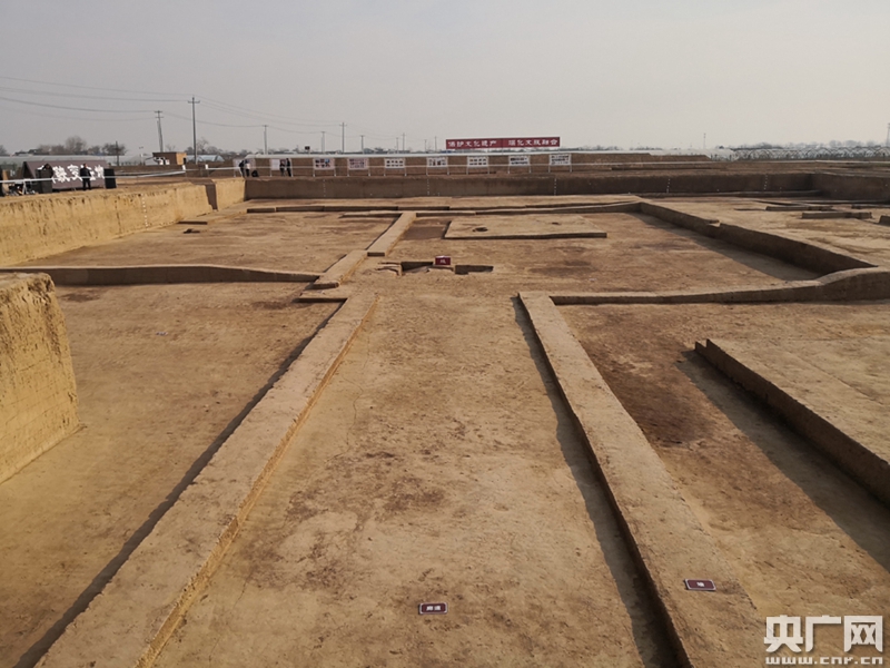A scenic view of Xian Yueyang City Site