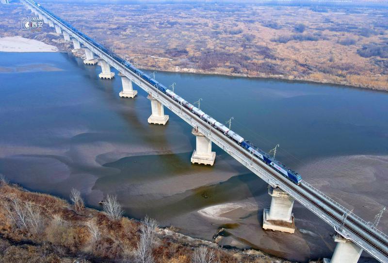 A scenic view of Xian Zhongwei Bridge Site