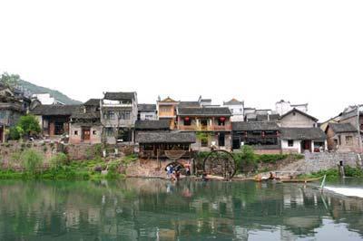 A scenic view of Xiangtan Shaoshanchong Maozedong Guju