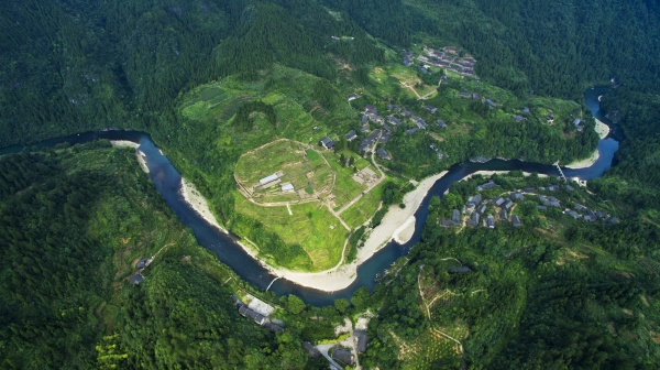 A scenic view of Xiangxi Laosicheng Yizhi