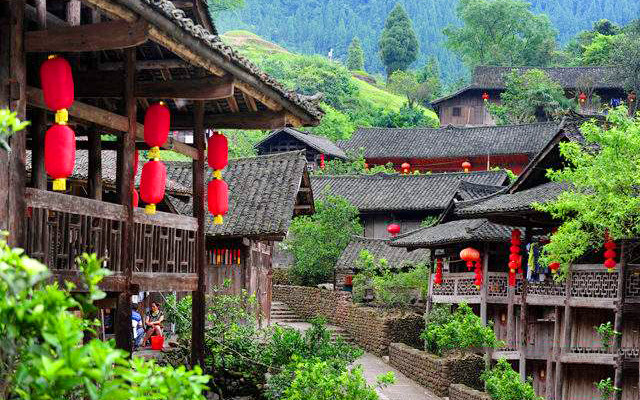A scenic view of Xiangxi Laosicheng Yizhi