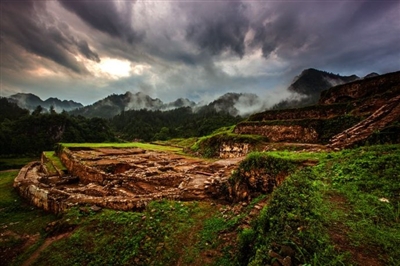 A scenic view of Xiangxi Laosicheng Yizhi
