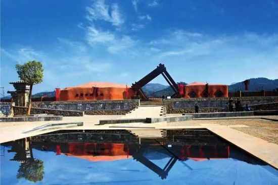 A scenic view of Xiangxi Liye Daban Yizhi Muqun