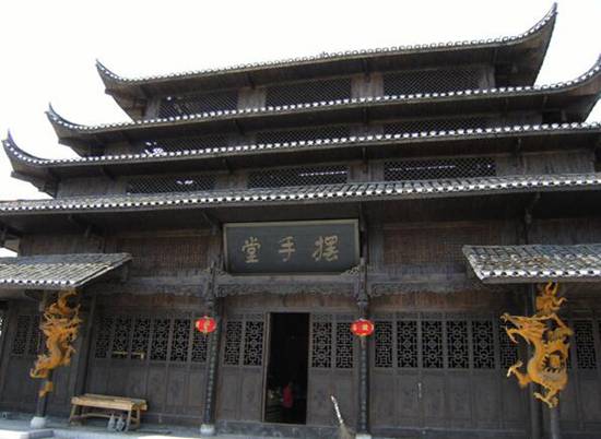 A scenic view of Xiangxi Liye Daban Yizhi Muqun