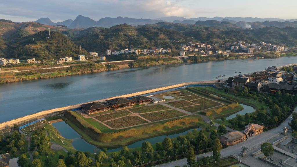 A scenic view of Xiangxi Liye Gucheng Yizhi