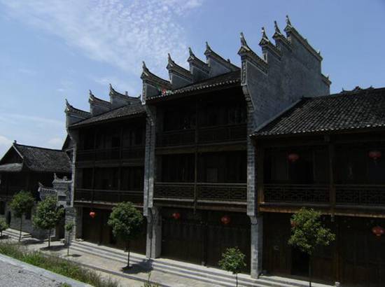 A scenic view of Xiangxi Liye Gucheng Yizhi