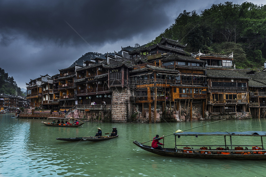 A scenic view of Xiangxi Liye Gucheng Yizhi