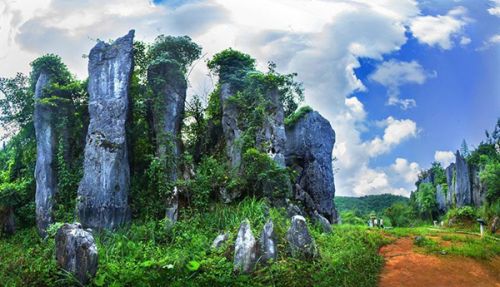 A scenic view of Xiangxi Liye Gucheng Yizhi