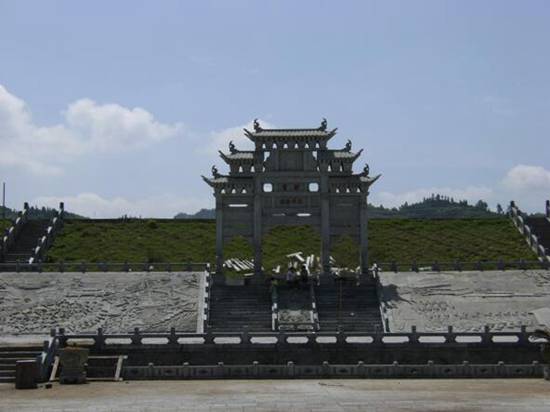 A scenic view of Xiangxi Liye Gucheng Yizhi