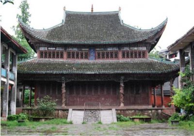 A scenic view of Xiangxi Qianzhou Wenmiao