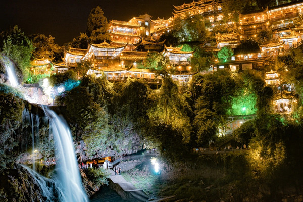 A scenic view of Xiangxi Qianzhou Wenmiao