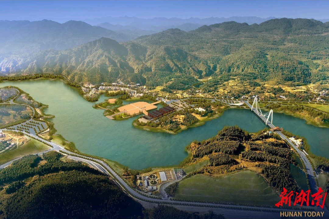 A scenic view of Xiangxi Sifangcheng Yizhi
