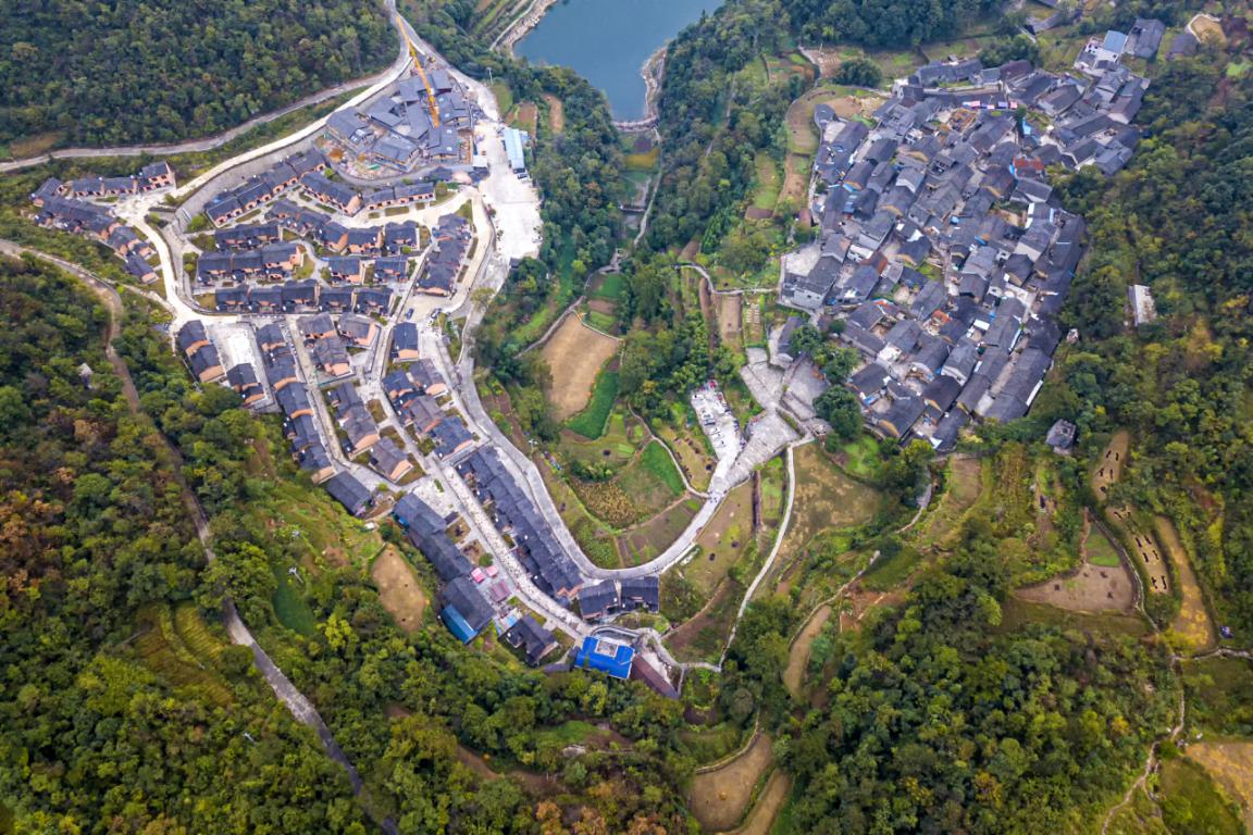 A scenic view of Xiangxi Weijiazhai Gucheng Yizhi