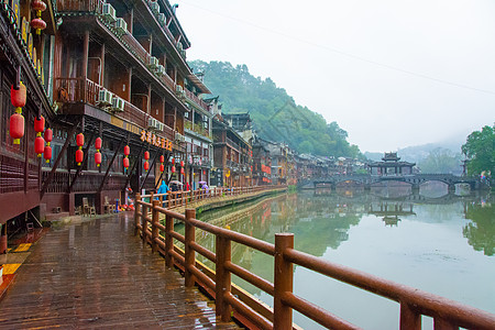 A scenic view of Xiangxi Weijiazhai Gucheng Yizhi
