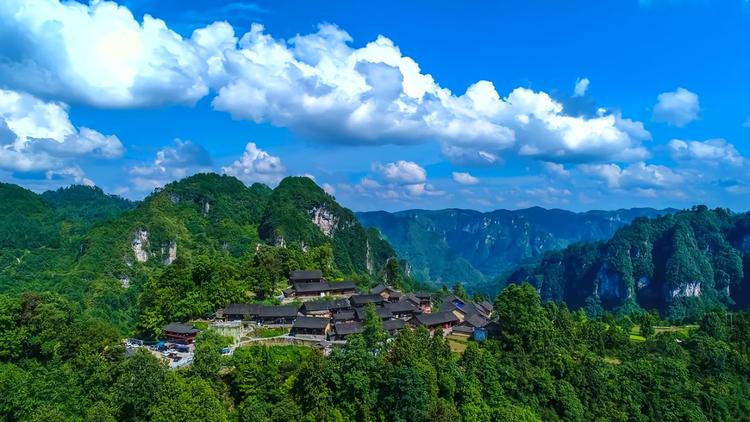 A scenic view of Xiangxi Yangfeng Gucheng Yizhi