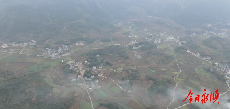 A scenic view of Xiangxi Yangfeng Gucheng Yizhi