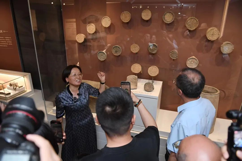 A scenic view of Xianyang Ancient Tai State Site Wugong