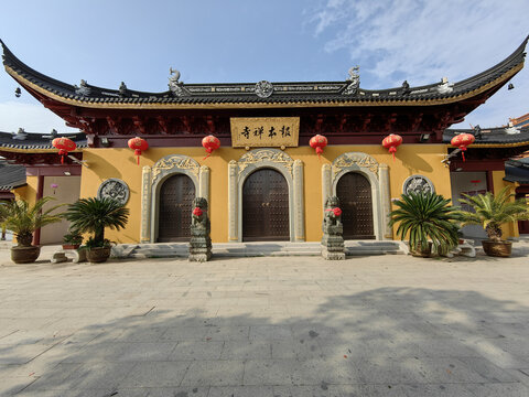 A scenic view of Xianyang Baoben Temple Pagoda