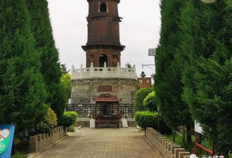 A scenic view of Xianyang Beidu Iron Pagoda