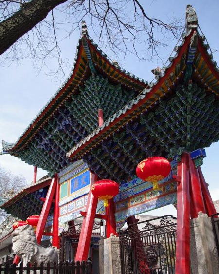 A scenic view of Xianyang Confucian Temple