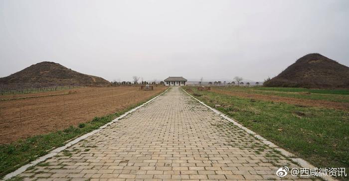 A scenic view of Xianyang Ganquan Palace Site