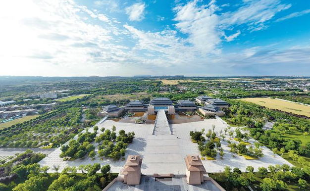 A scenic view of Xianyang Han Yunling Mausoleum