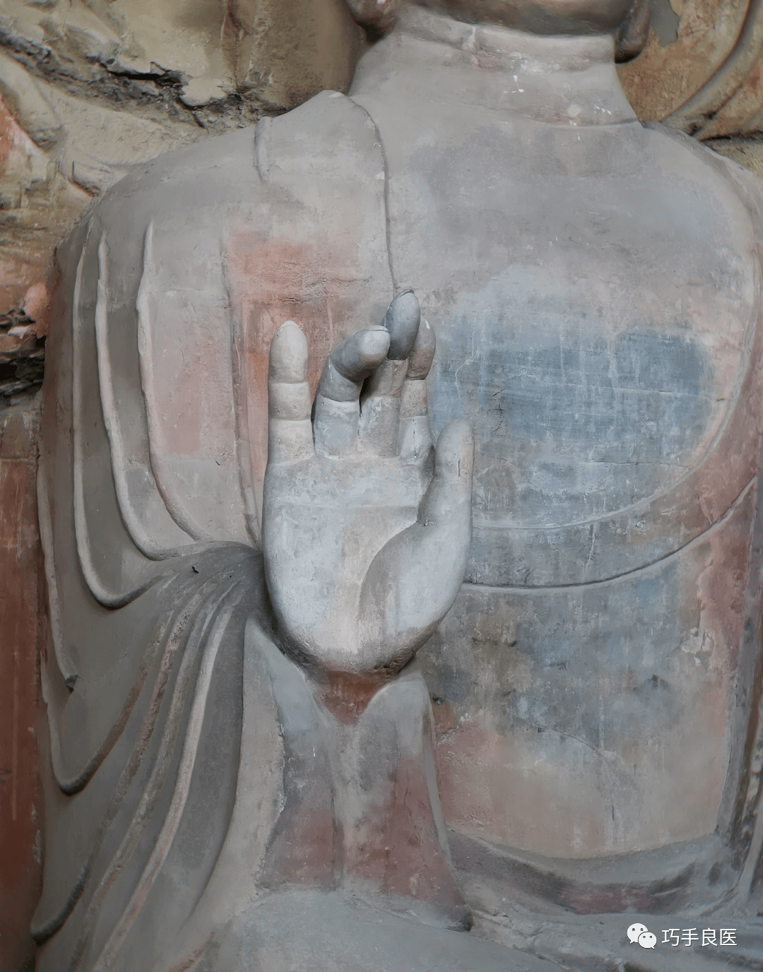 A scenic view of Xianyang Jinchuanwan Grottoes