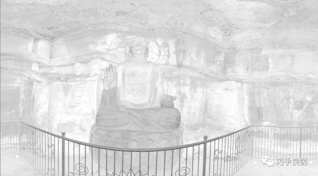 A scenic view of Xianyang Jinchuanwan Grottoes